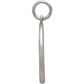 Sterling Silver Ouroboros Charm with Moon Phases