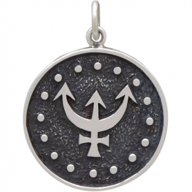 Sterling Silver Astrology Pisces Pendant