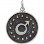 Sterling Silver Astrology Aries Pendant