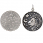Sterling Silver Astrology Leo Pendant