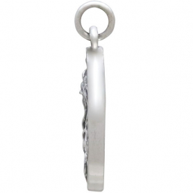 Sterling Silver Astrology Virgo Pendant