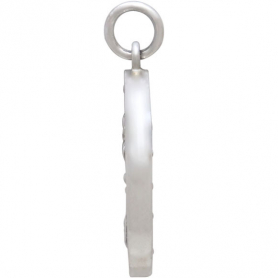 Sterling Silver Astrology Libra Pendant 