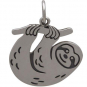 Sterling Silver Flat Sloth Charm