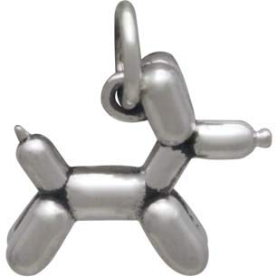 Sterling Silver Balloon Dog Charm