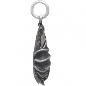 Sterling Silver Hanging Bat Charm