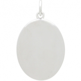 Sterling Silver Silver Mouse Pendant with Mushrooms