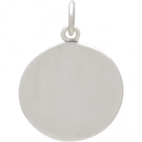 Sterling Silver Snow Cap Mountain Charm with Moon 