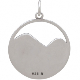 Sterling Silver Trail Running Girl Charm