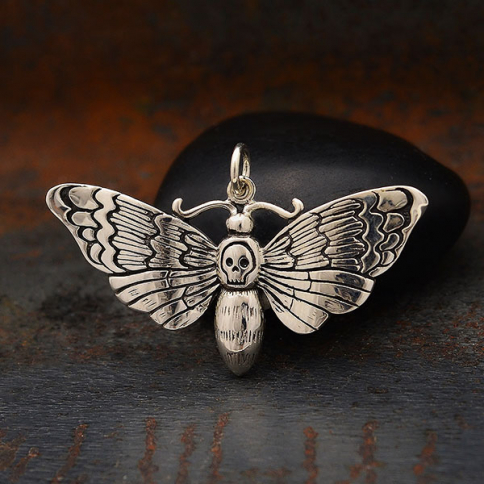 Sterling Silver Death/'s Head Moth Signet by Kingdom
