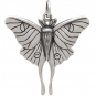  Sterling Silver Luna Moth Pendant 28x24mm