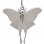  Sterling Silver Luna Moth Pendant 28x24mm