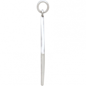 Sterling Silver Mountain Charm in Diamond Frame 33x20mm