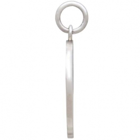 Silver Sailboat Charm with Bronze Star and Moon