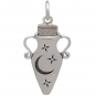 Sterling Silver Magic Potion Bottle Charm 25x12mm