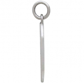 Sterling Silver Seed and Sprout Charm