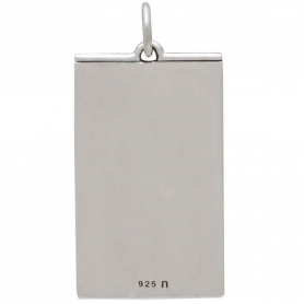 Sterling Silver Strength Tarot Card Charm
