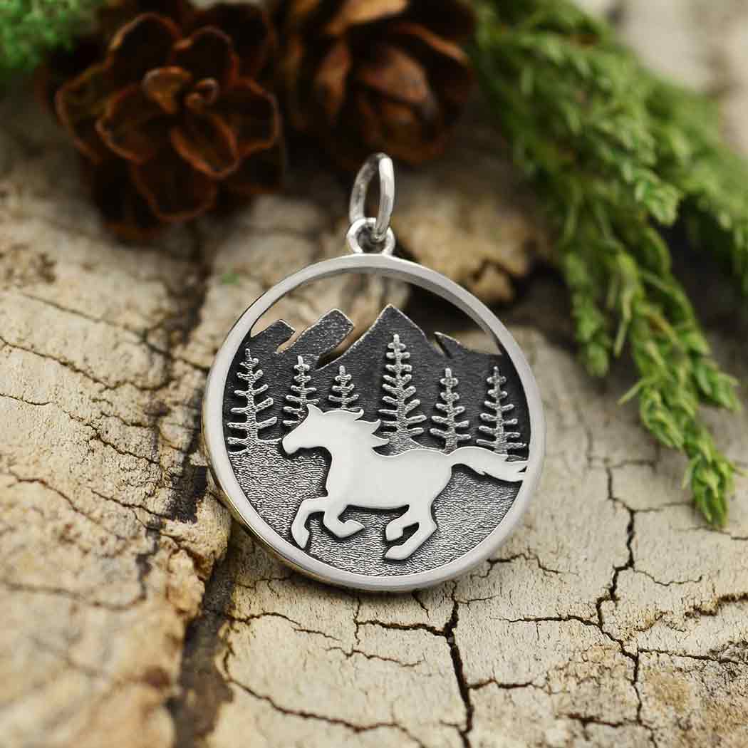 Buy Silver Horse, Sterling Silver Horse Necklace, Horse Pendant, Silver  Horse Necklace, 925 Solid Sterling Silver Horse, Animal Jewelry Online in  India - Etsy