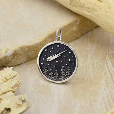 Sterling Silver Comet Charm