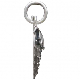 Sterling Silver Strawberry Charm 17x9mm