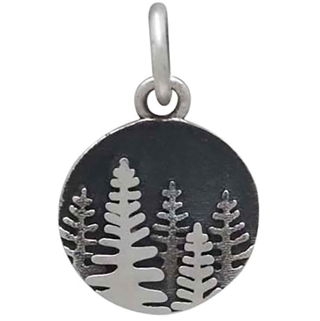 thumbnail image 2 of Platinum 6-Piece Antiqued Silver Pewter Pine Cone Charms – 3D Fall Fir Drop Charms 10.5x9mm 2 of 5