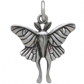 Sterling Silver Luna Moth charm