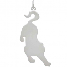 Sterling Silver Prowling Tiger Pendant