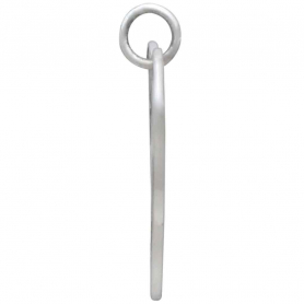 Sterling Silver Skull Lovers in Heart Pendant