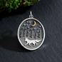 Mixed Metal Running Fox in Meadow Charm 28x19mm