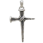 Sterling Silver Stake Cross Pendant  Front View