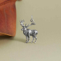 Nina Designs Sterling Silver Dimensional Elk Charm 26x18mm