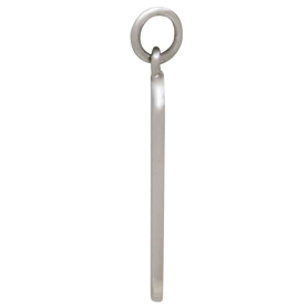 Mixed Metal Waves and North Star Layered Pendant Side View