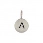 Sterling Silver Letter Charms - Initial A 13x8mm