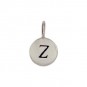 Sterling Silver Letter Charm - Initial Z 13x8mm