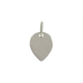 Sterling Silver Lotus Petal Charm 11x7mm