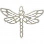 Sterling Silver Small Dragonfly Charm 20x25mm