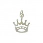 Sterling Silver Crown Charm 16x11mm