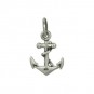 Sterling Silver Anchor Charm - Beach Charm 16x9mm