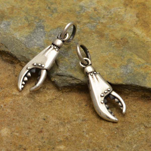 Sterling Silver Crab Claw Charm 19x6mm Product Details Nina Designs