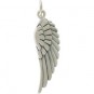 Sterling Silver Angel Wing Charm Right Side 28x9mm
