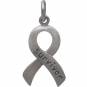 Sterling Silver Cancer Awareness Ribbon - Survivor