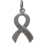 Sterling Silver Cancer Awareness Ribbon - Strength