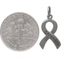 Sterling Silver Cancer Awareness Ribbon - Strength