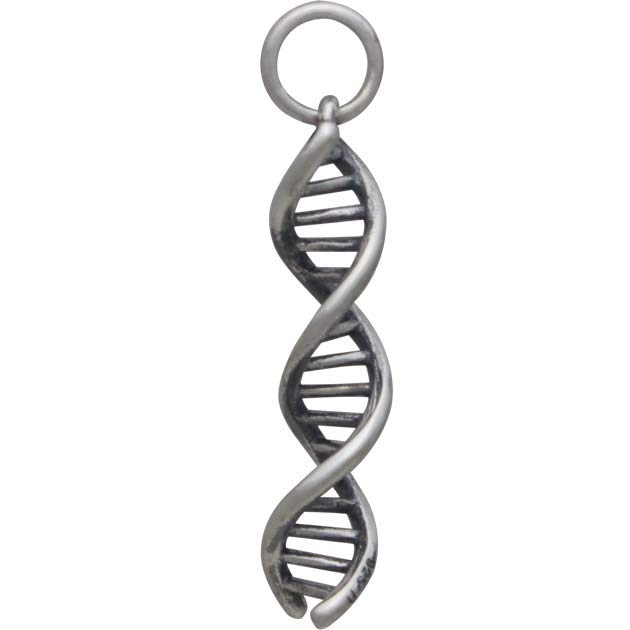 Sterling Silver DNA Charm