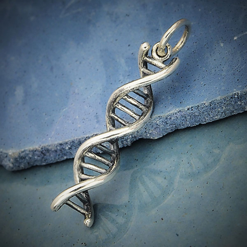Sterling Silver DNA Charm