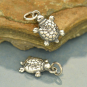 Sterling Silver Turtle Charm - Beach Charm