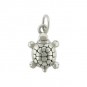 Sterling Silver Turtle Charm - Beach Charm