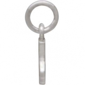 Sterling Silver Unicorn Charm - Flat Unicorn Head