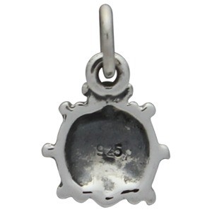 Sterling Silver Ladybug Charm - Bug Charm