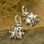 Sterling Silver Ladybug Charm - Bug Charm