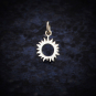 Sterling Silver Small Eclipse Charm 